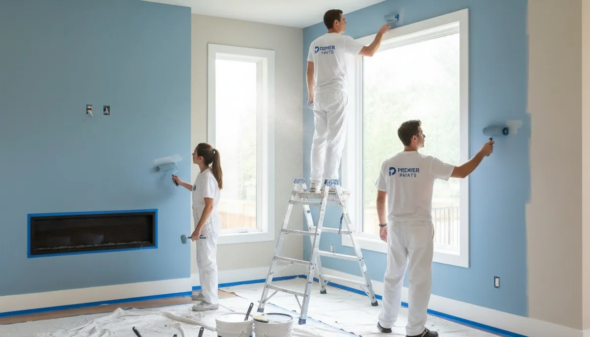 Professional interior house painting by expert painters in Denver, CO for lasting color and finish