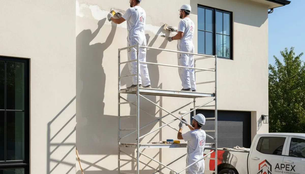 Expert stucco repair on Denver CO home exterior restoring durability and curb appeal